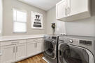 Large Washer and Dryer in Laundry room