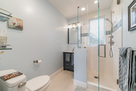 Guest bathroom with shower