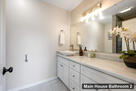 Main House Bathroom 2 Vanity