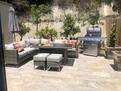 Back Yard with BBQ & comfy sittings