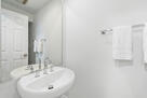 Main level powder room