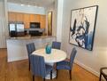 Dining room with 42 inch table