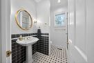 Guest bath off entry way