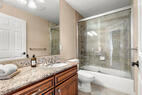Full bath for 3rd BR, bonus room, rock rooms