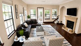Soaring ceilings. Natural light. Cozy firepla