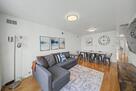 Spacious, modern living area