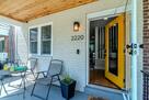 Welcome home. Front porch for morning coffee