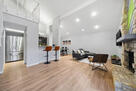 Spacious living room, high  ceiling