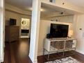 Living room opens to Bedroom