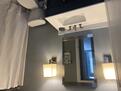 Bathroom w view of tub/shower