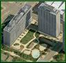 Sky View of buildings & courtyard