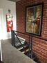 Artwork over staircase