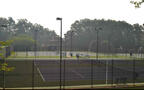 Tennis and basketball courts
