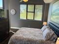 Triple window in the bedroom