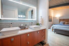 Master bedroom on-suite bathroom with shower