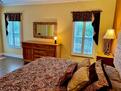 Master Bedroom windows with privacy shutters