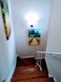 Stairway from living areas to bedrooms