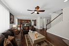 Formal Living With Fireplace - main level