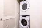 In unit washer and dryer