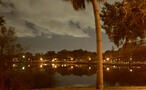 Lake Davis is beautiful for a walk in the eve