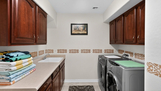 Full laundry room on the first floor