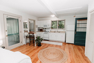 Enjoy kitchen with stove, oven, fridge, pantr