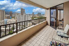 Relaxing balcony w/ city views
