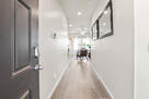 Bright entry hallway