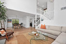 Living room and view of dining area