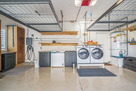 Two car garage with EV charging like new wash