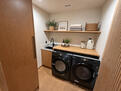 In-unit full-size washer and dryer