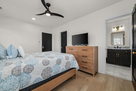 Bedroom 3: smart tv, en suite bath & large wa