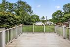 Large deck for entertaining overlooking the 1