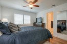 Master bedroom opening into private Master ba
