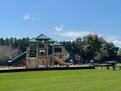 Modern playground, plenty of green spaces