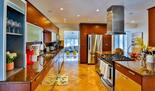 Kitchen complete with appliances.