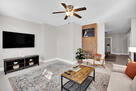 Modern Living Space, Cozy Seating