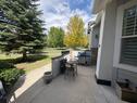 Entertainment area and gas grill.