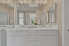 Ensuite bathroom with dual vanity