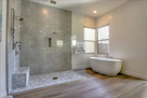 Huge Master Bath with 3 Shower heads and Larg