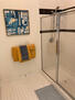 glass enclosed shower