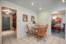 Eating area kitchen.
