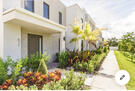 Front of house with garden