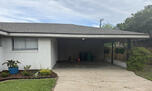 Double carport & long driveway