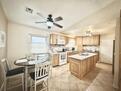 Dining and kitchen