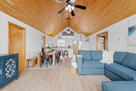 Open concept living/dining room and kitchen