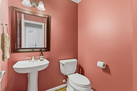 Powder room on first floor