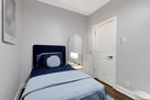 Main Level Twin Blue Bedroom