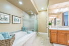 master bath tub & shower