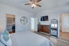 Primary bedroom from corner